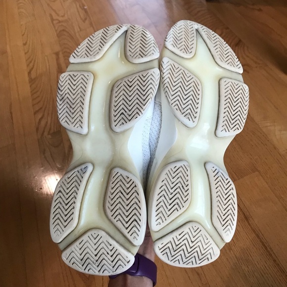 Steve Madden Gauri 1S1 Low Fashion Sneakers white hot pink shoes Womens Size 8.5 - Picture 8 of 11